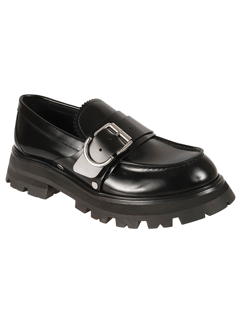 Alexander Mcqueen Sole Black Flat Shoes