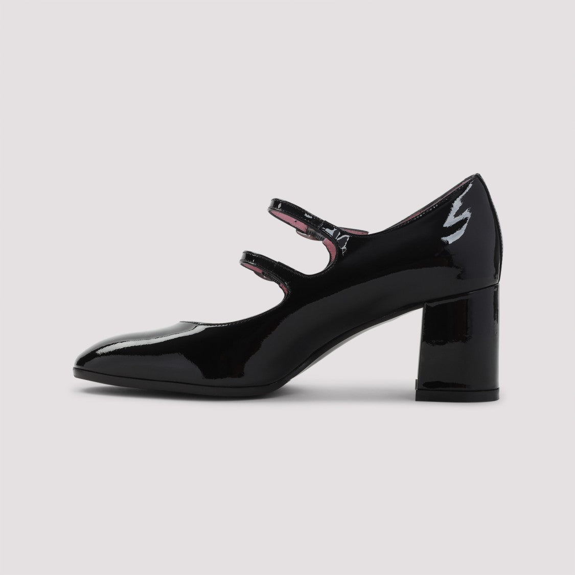 Carel Paris Alice Mary Jane Black Patent Leather Pumps
