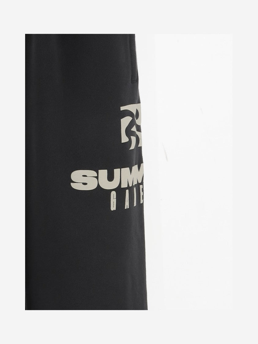 Summer Games Cotton Jogger Pants With Logo