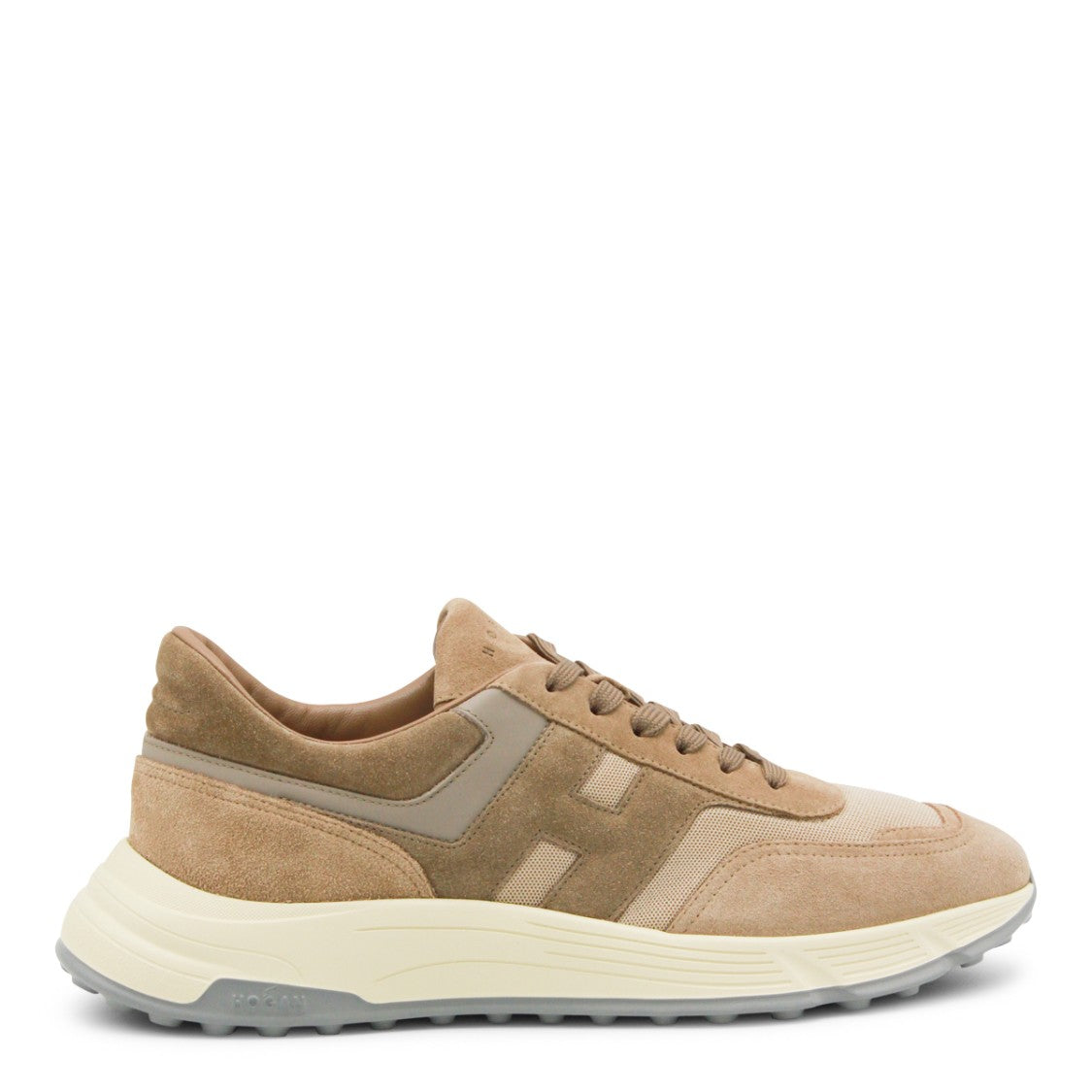 Hogan Beige Leather Sneakers