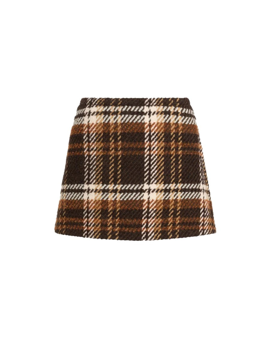 Patou Autumn Virgin Wool Blend Skirt