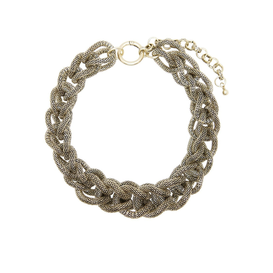 Antonelli Firenze Intricately Woven Gold Chain Necklace