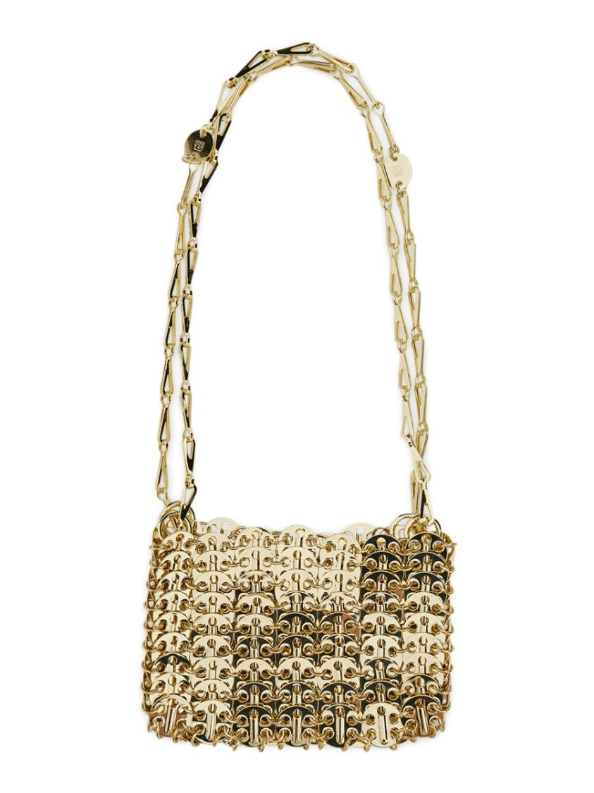 Rabanne Nano Shoulder Bag With Chainmail Texture