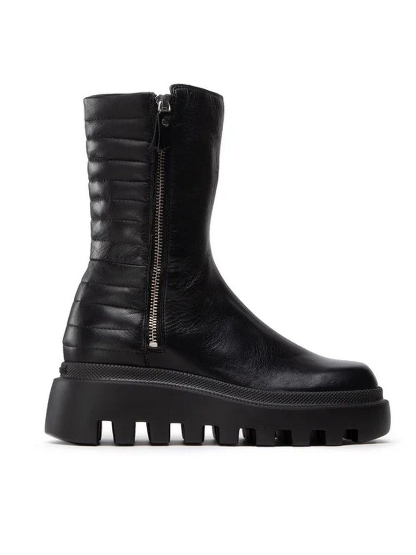 Vic Matié Black Leather Boots