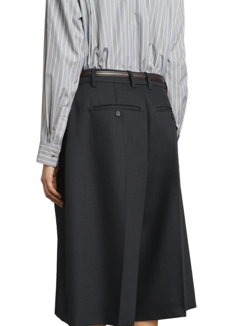 Soeur Jude High-Waisted Front Pleats Wide-Leg Pants