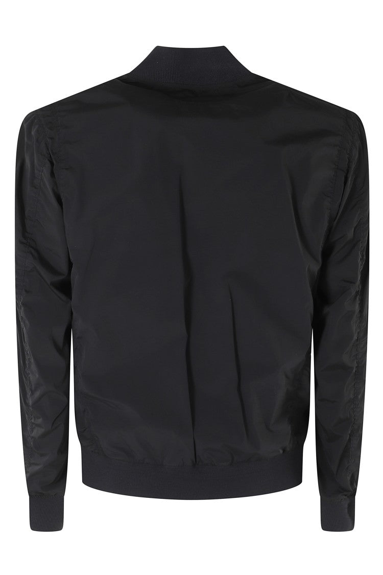 C.P. Company Black Nycra R Iconic Lens Polyamide Bomber Jacket