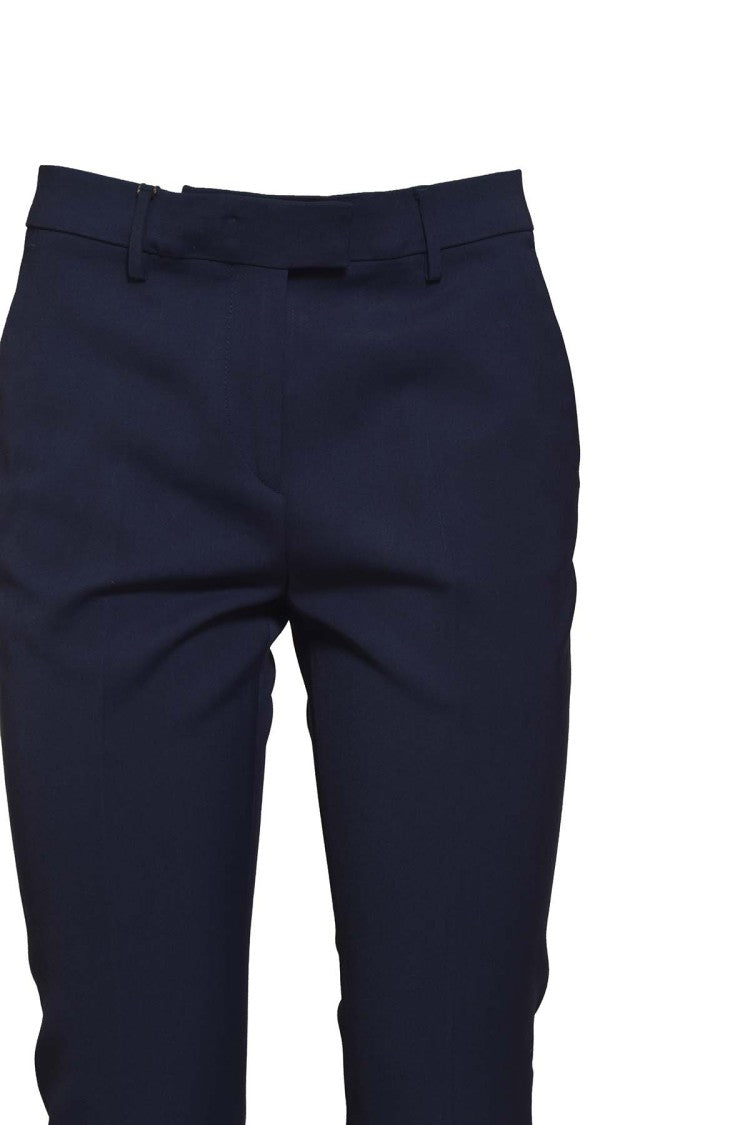 Etro Blue Viscose Straight Trousers