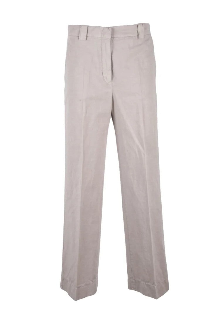 Slowear Cotton Linen Trousers - Beige