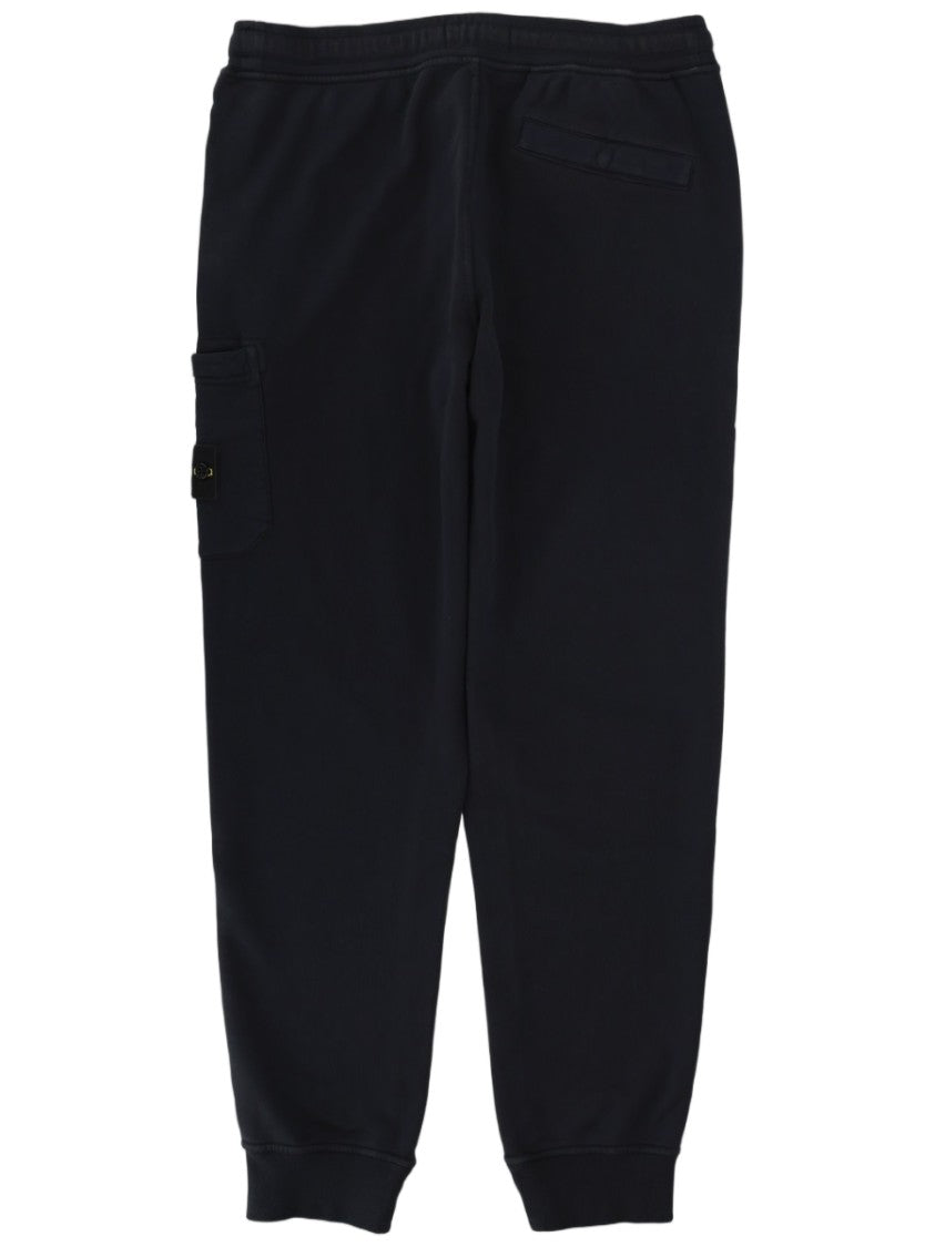 Stone Island Relaxed Fit Cotton Jogger Pants With Cargo Pocket