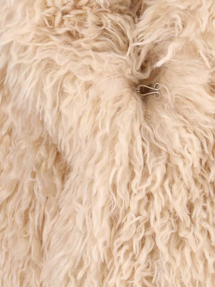 Tagliatore Faux Fur Jacket – Beige