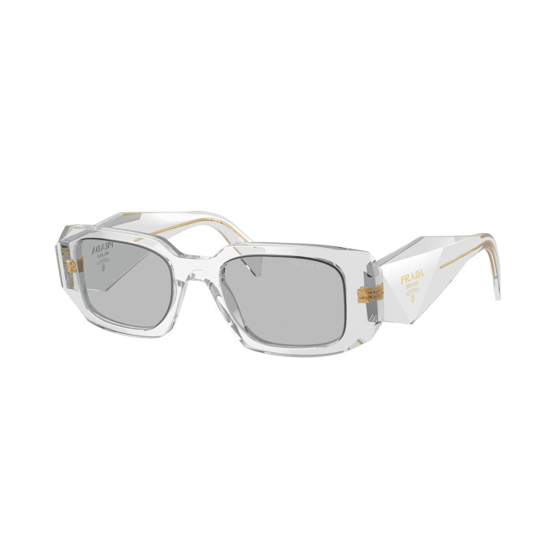 Prada 0Pr 17Ws Geometric Rectangular Frame Sunglasses