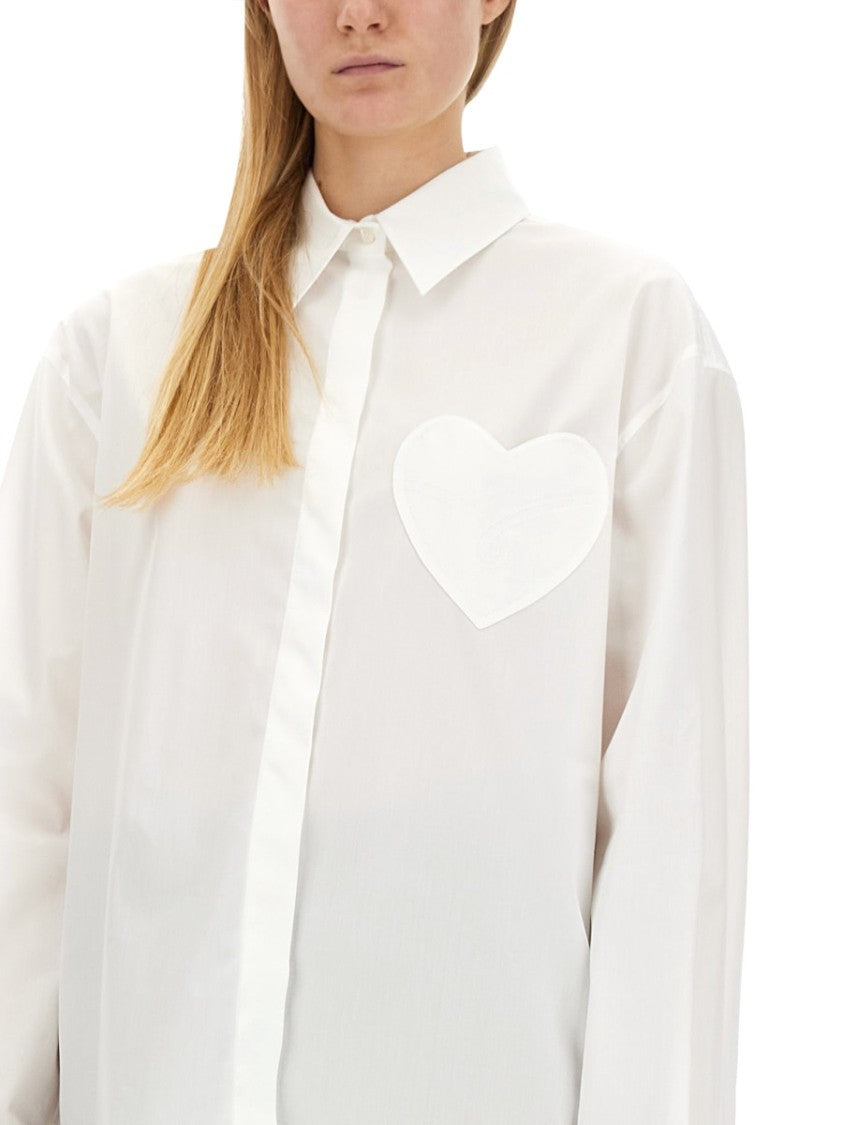 Moschino Heart Patch Shirt