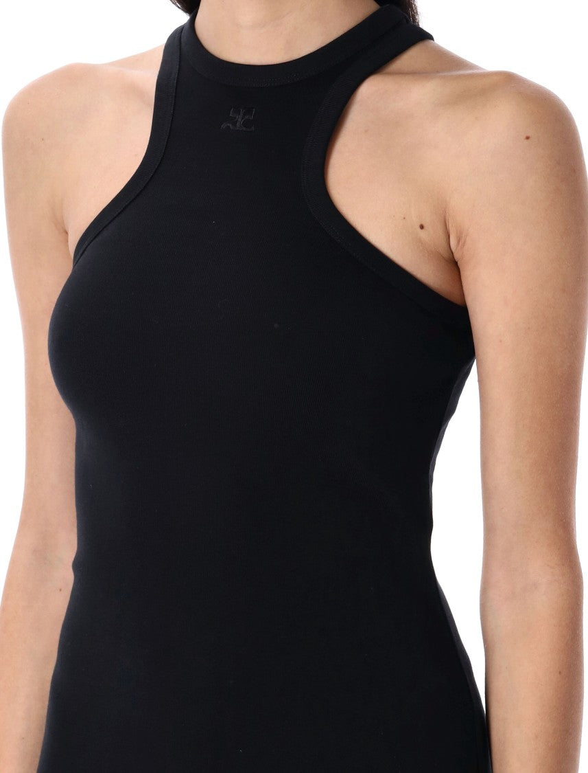 Courrèges Contrast Mini Dress