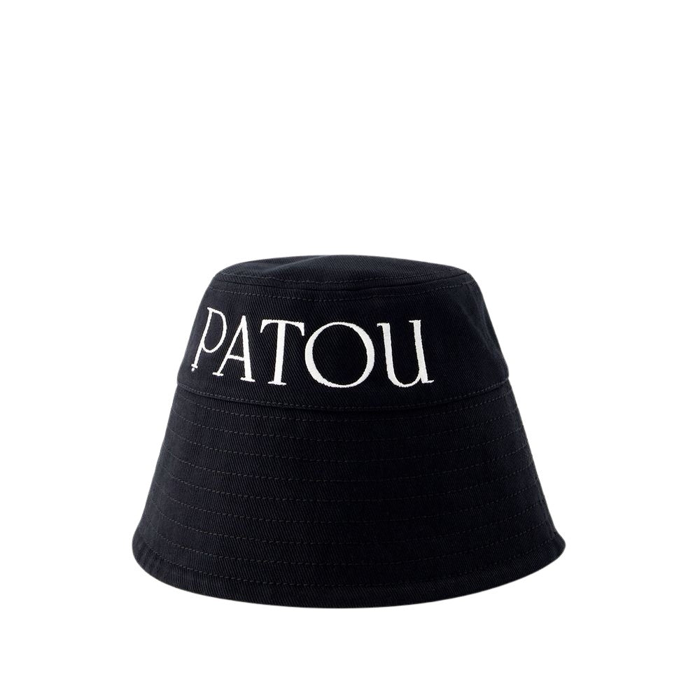 Patou Patou Bucket Hat - Cotton - Black