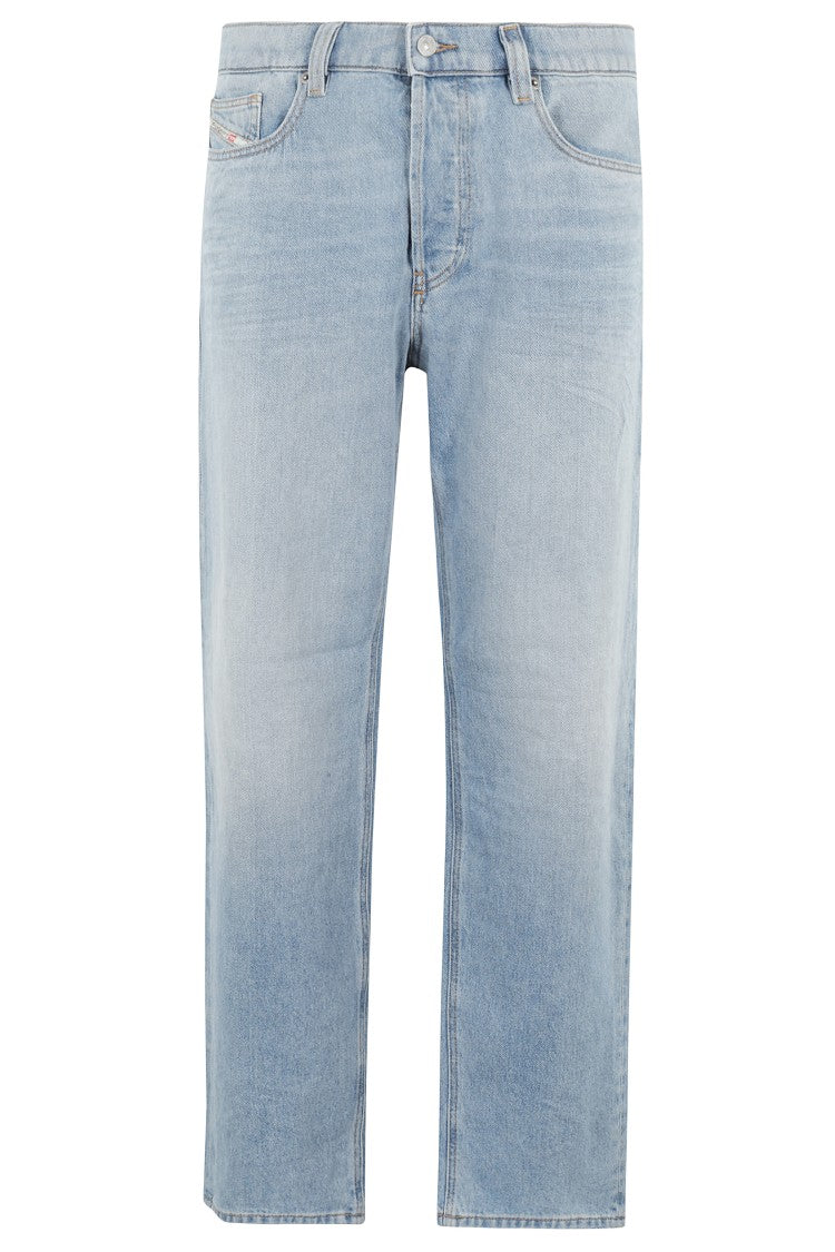 Diesel Five-Pocket Light Wash Denim Jeans