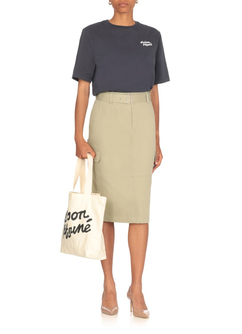 Maison Kitsuné Cotton Skirt