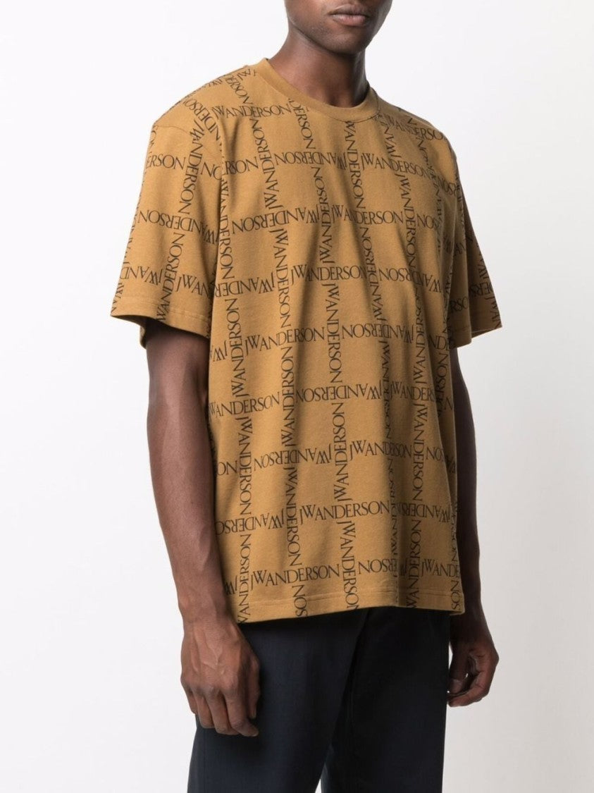 J. W. Anderson All Over Logo Oversize T-Shirt