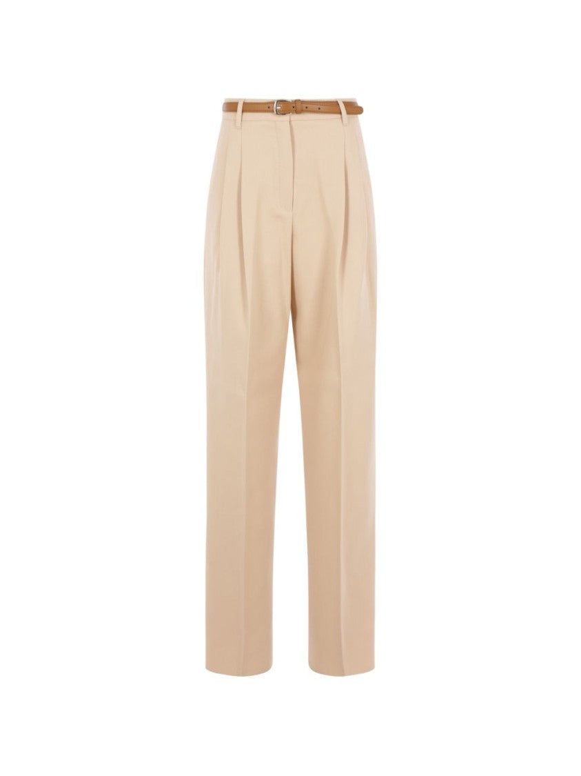 Max Mara High-Waist Tailored Pleated Trousers