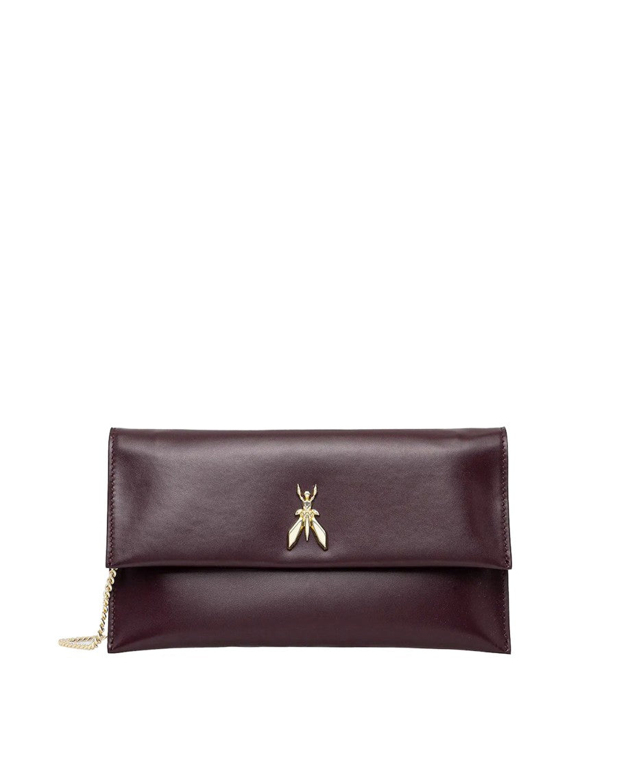 Patrizia Pepe Fly Purple Red Clutch
