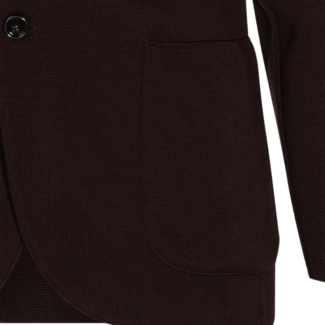 Lardini Classic Tailored Jacket With Floral Lapel Pin Detail