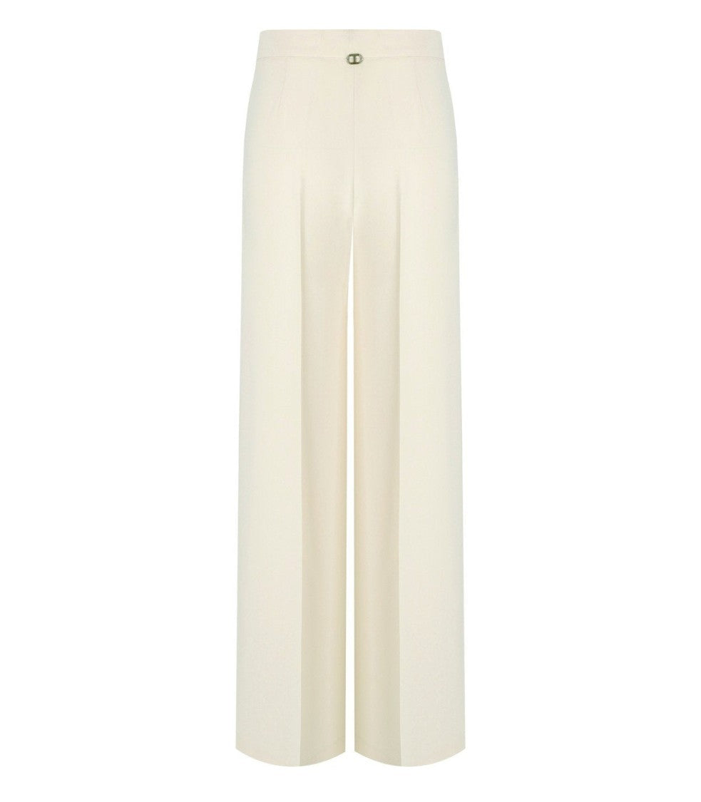 Twin-Set Madreperla Wide Leg Trousers