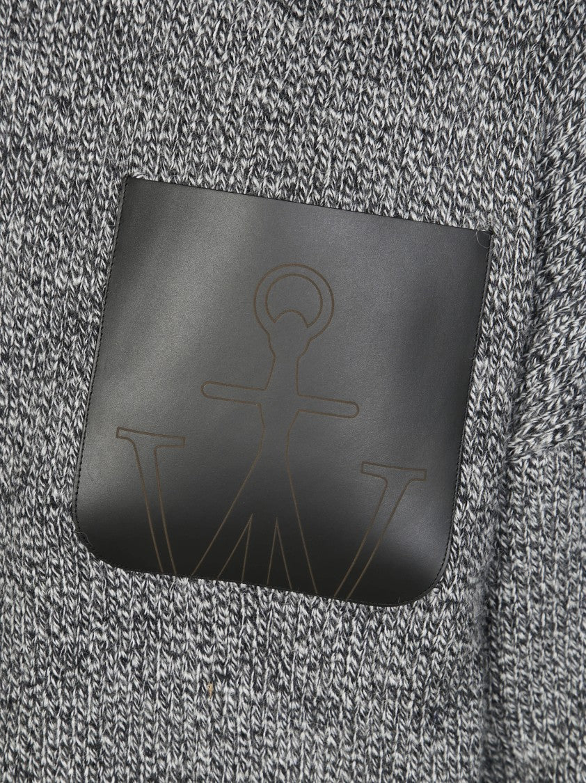 J. W. Anderson Boxy Cropped Jumper With High Neckline