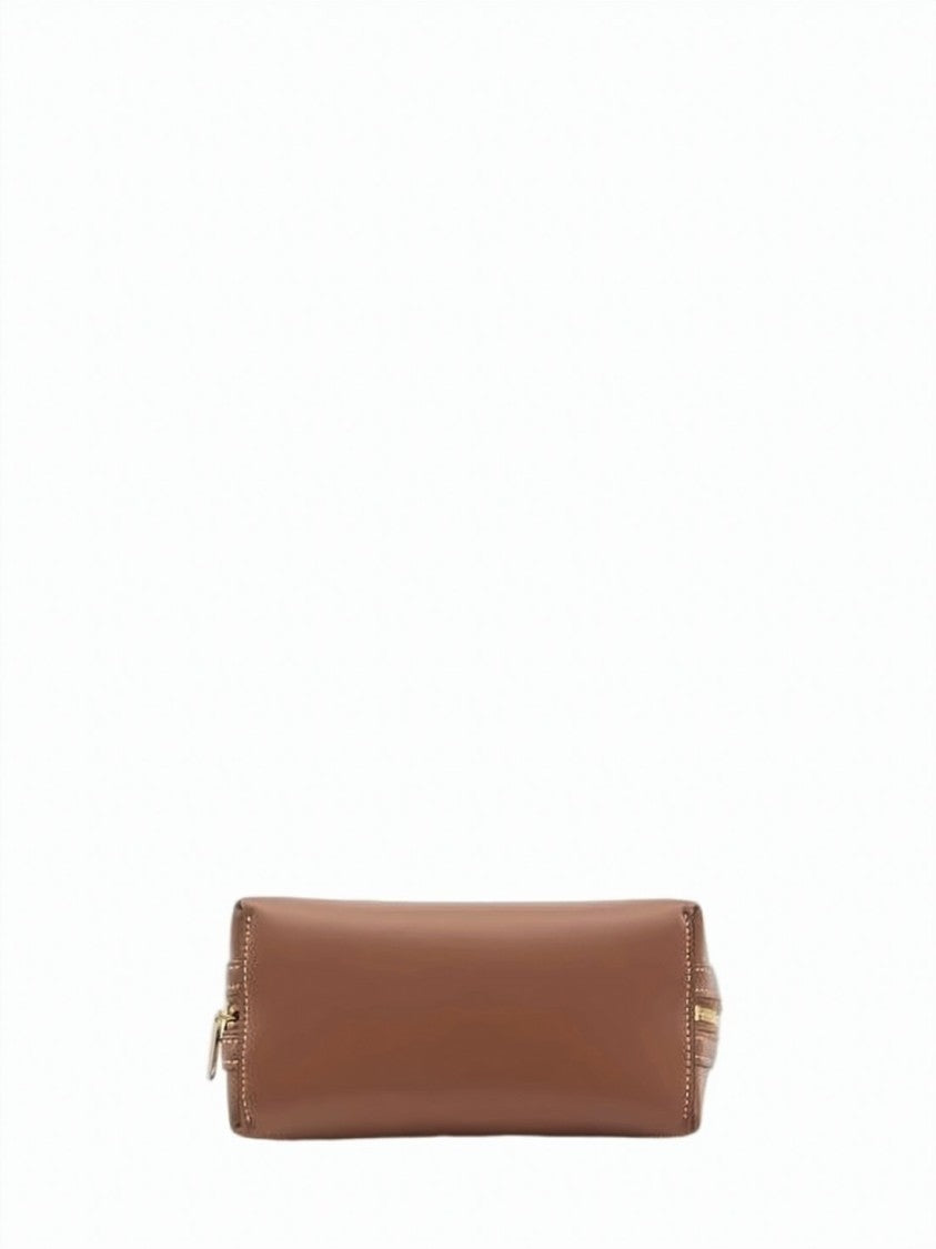 Celine Rectangular Calf Leather Crossbody Bag With Gold-Tone Hardware