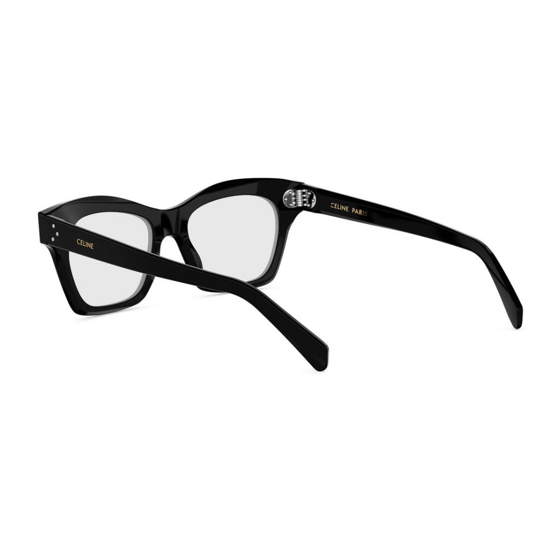 Celine Black 3 Dots Hd Acetate Cat-Eye Sunglasses
