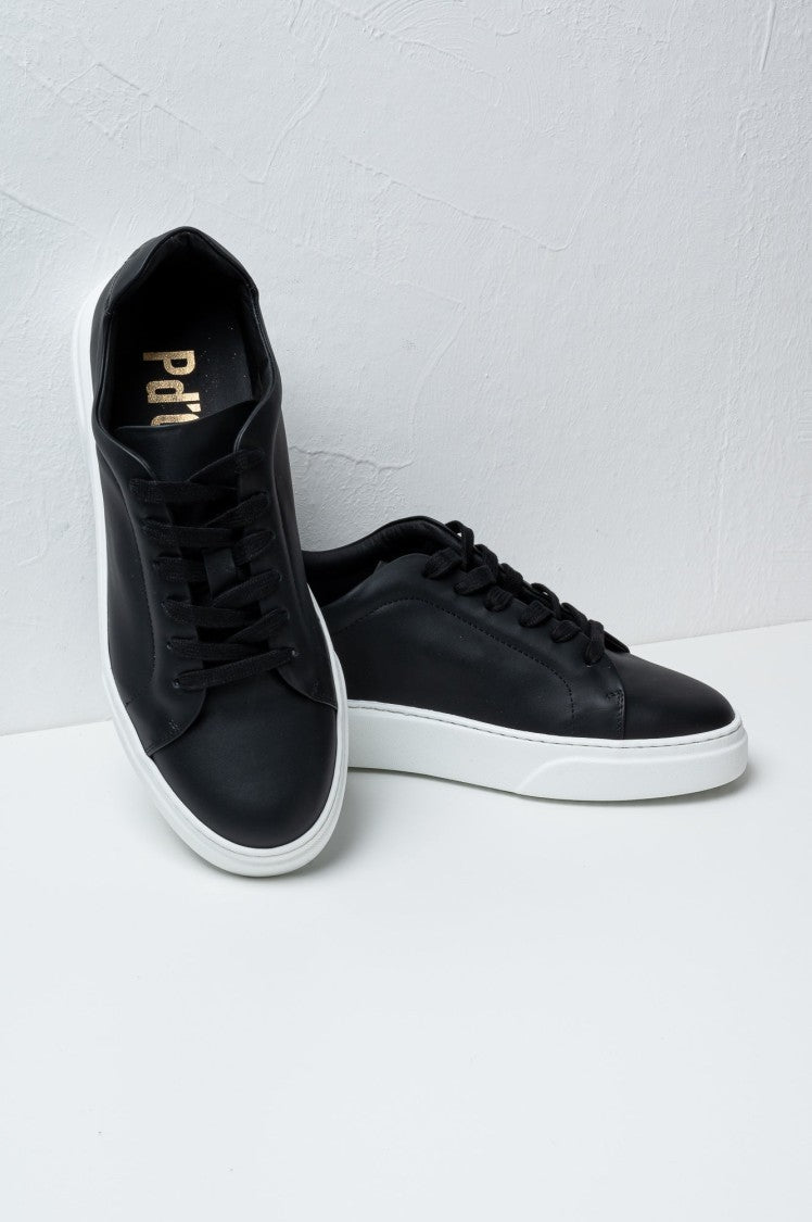 Pantofola D'oro Black Foro Italico Leather Sneakers