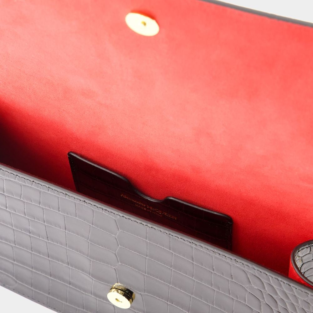 Alexander Mcqueen Medium Skull Crossbody - Leather - Black