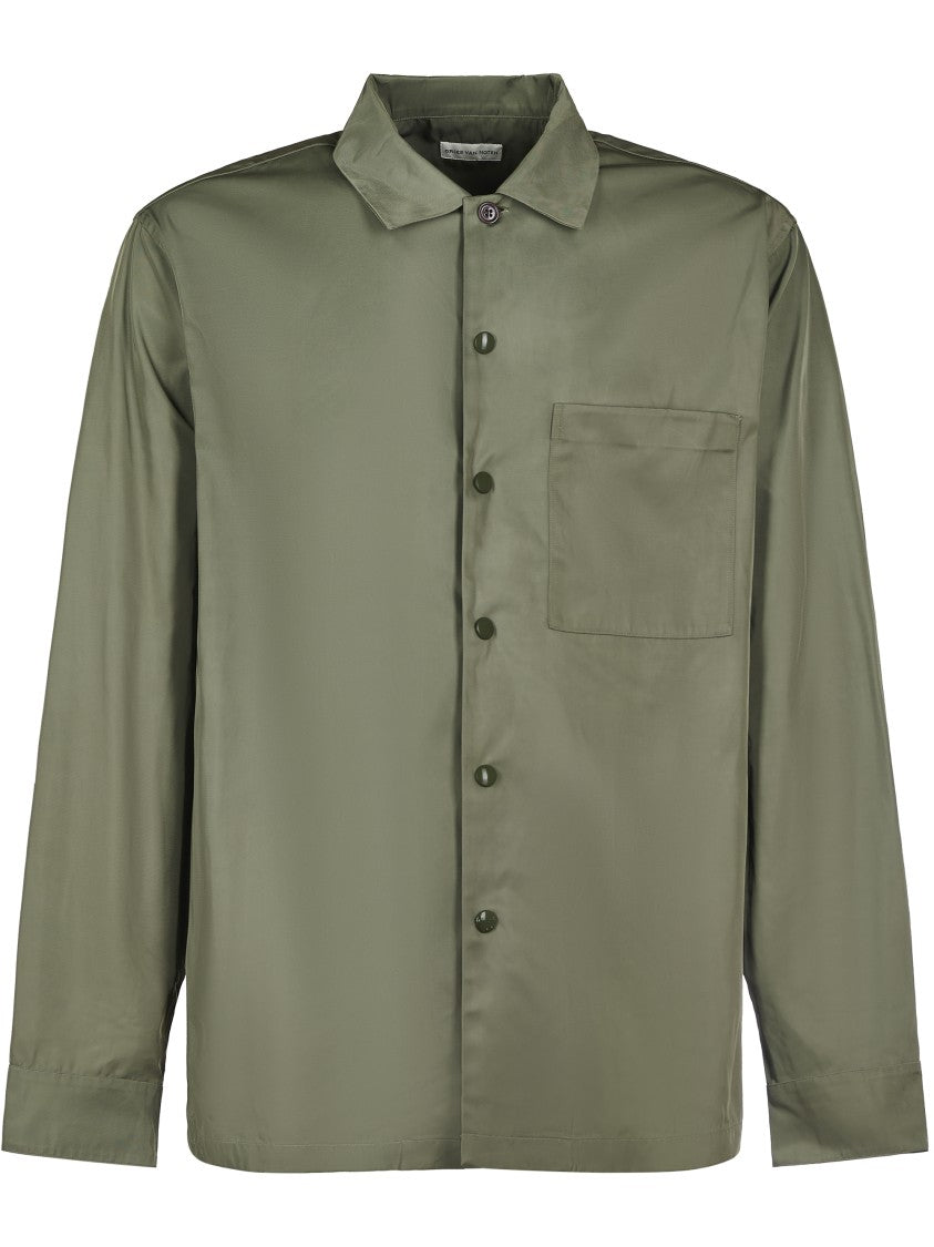 Dries Van Noten Button-Down Shirt With Single Chest Pocket