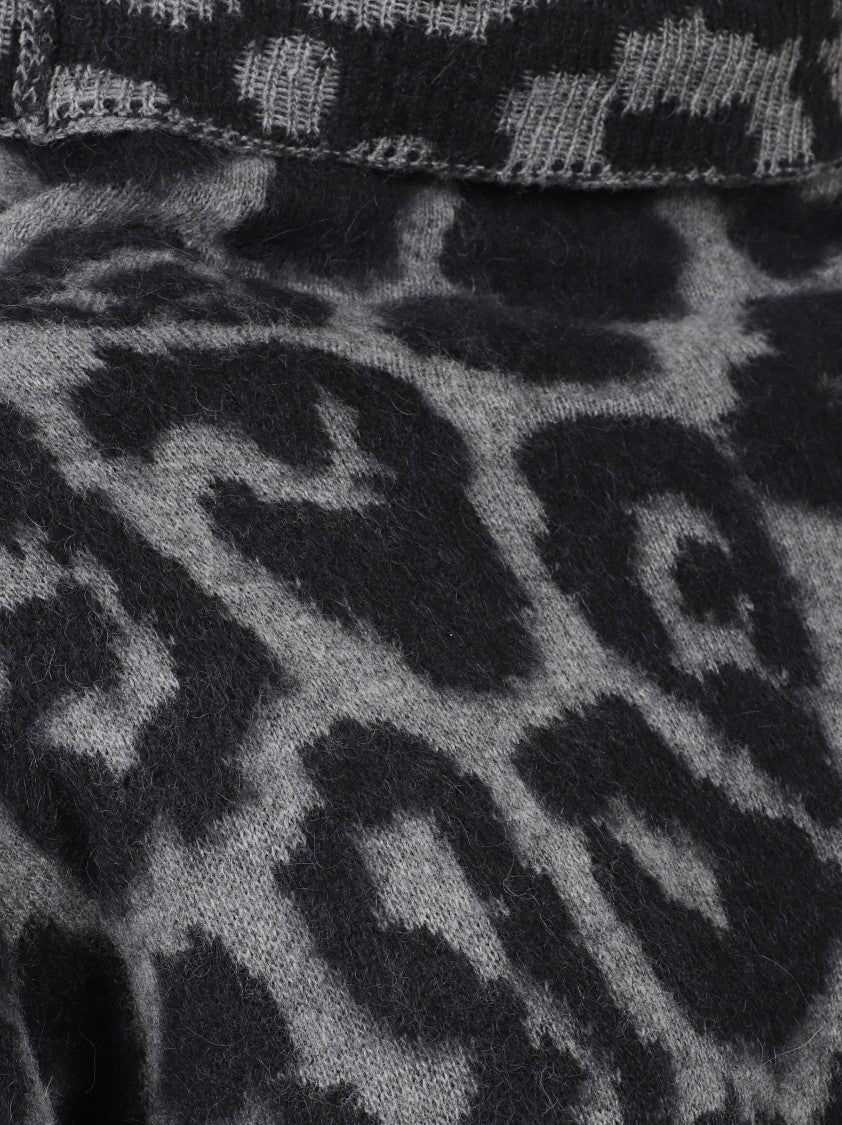Stella Mccartney Leopard Print Knit Sweater