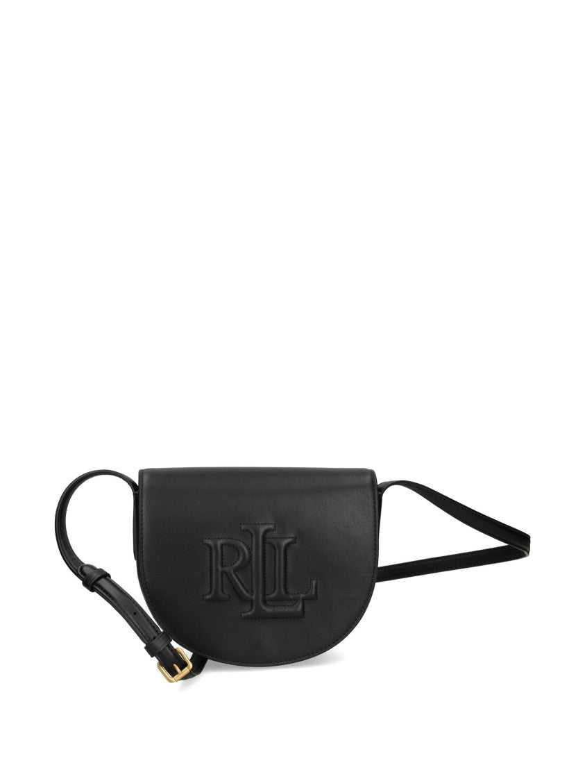 Lauren Ralph Lauren Black Leather Belt Bag