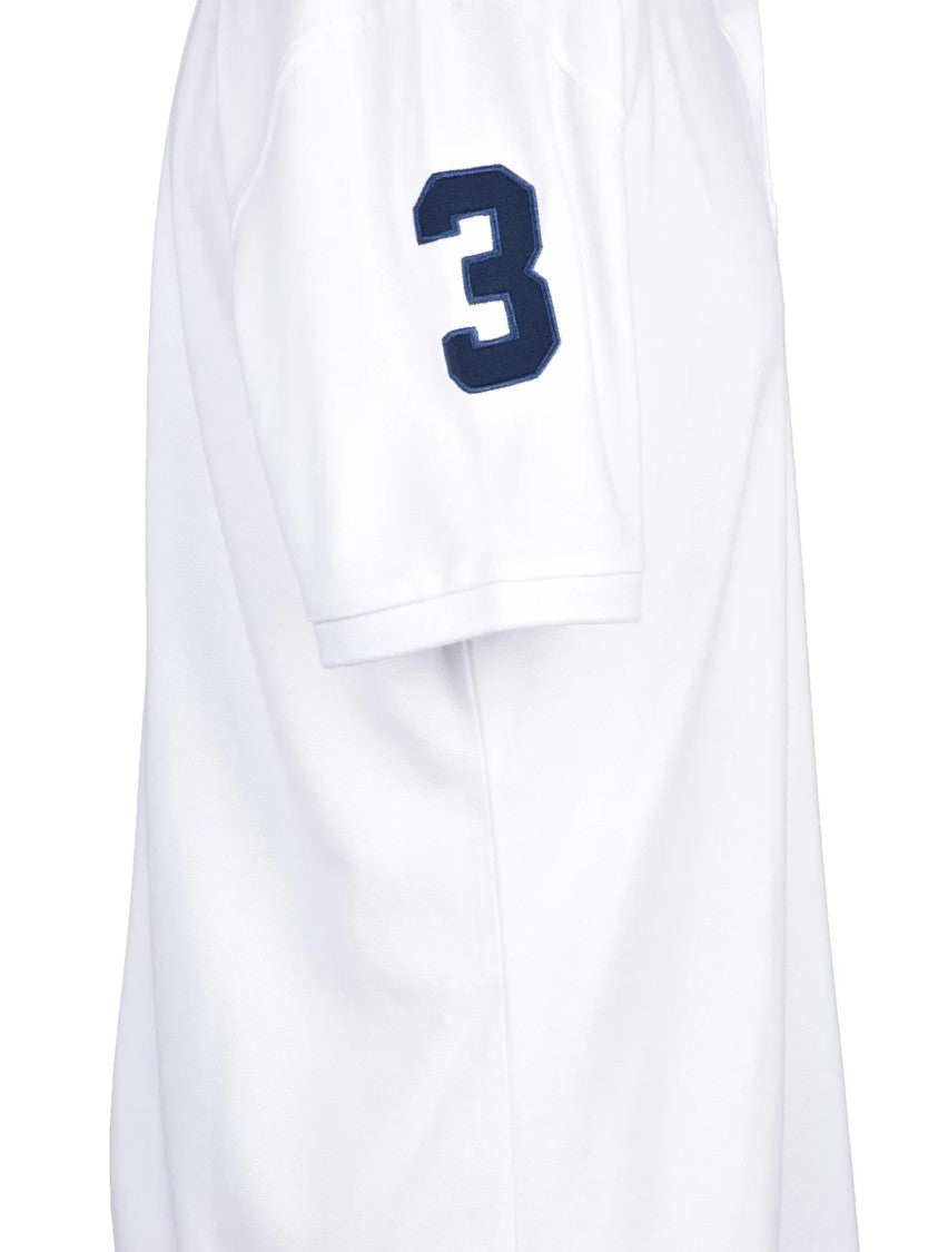 La Martina White Tailored Cotton Polo Shirt