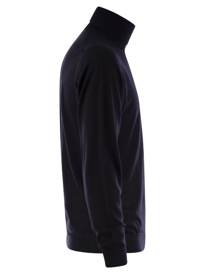 Fedeli Turtleneck Sweater In Virgin Wool