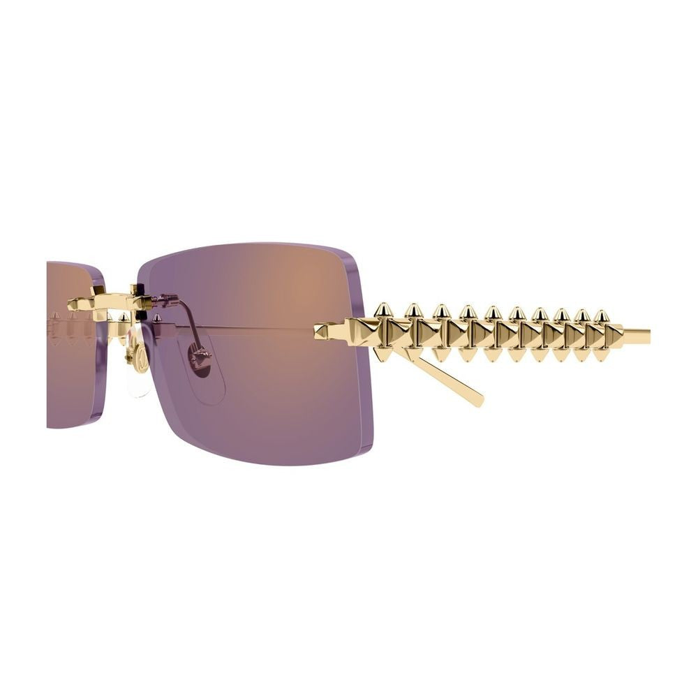 Cartier Ct0604s Clash De Rectangular Rimless Sunglasses