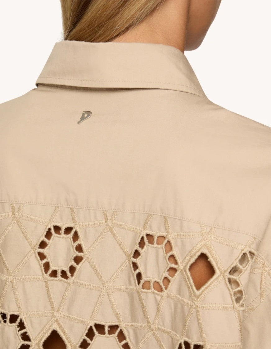 Dondup Loose-Fitting Long-Sleeved Poplin Shirt