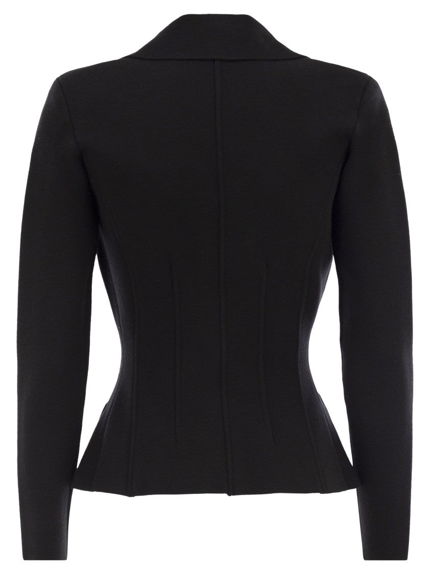 Elisabetta Franchi Wool Fabric Jacket