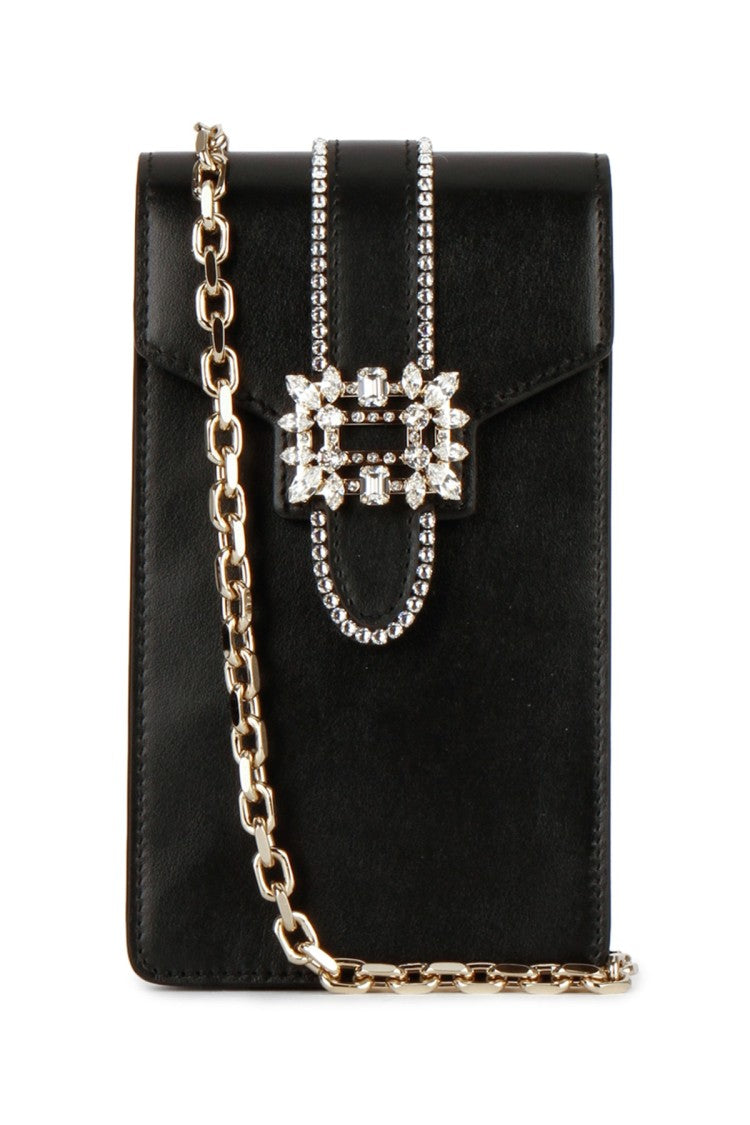 Roger Vivier Rectangular Black Shoulder Bag