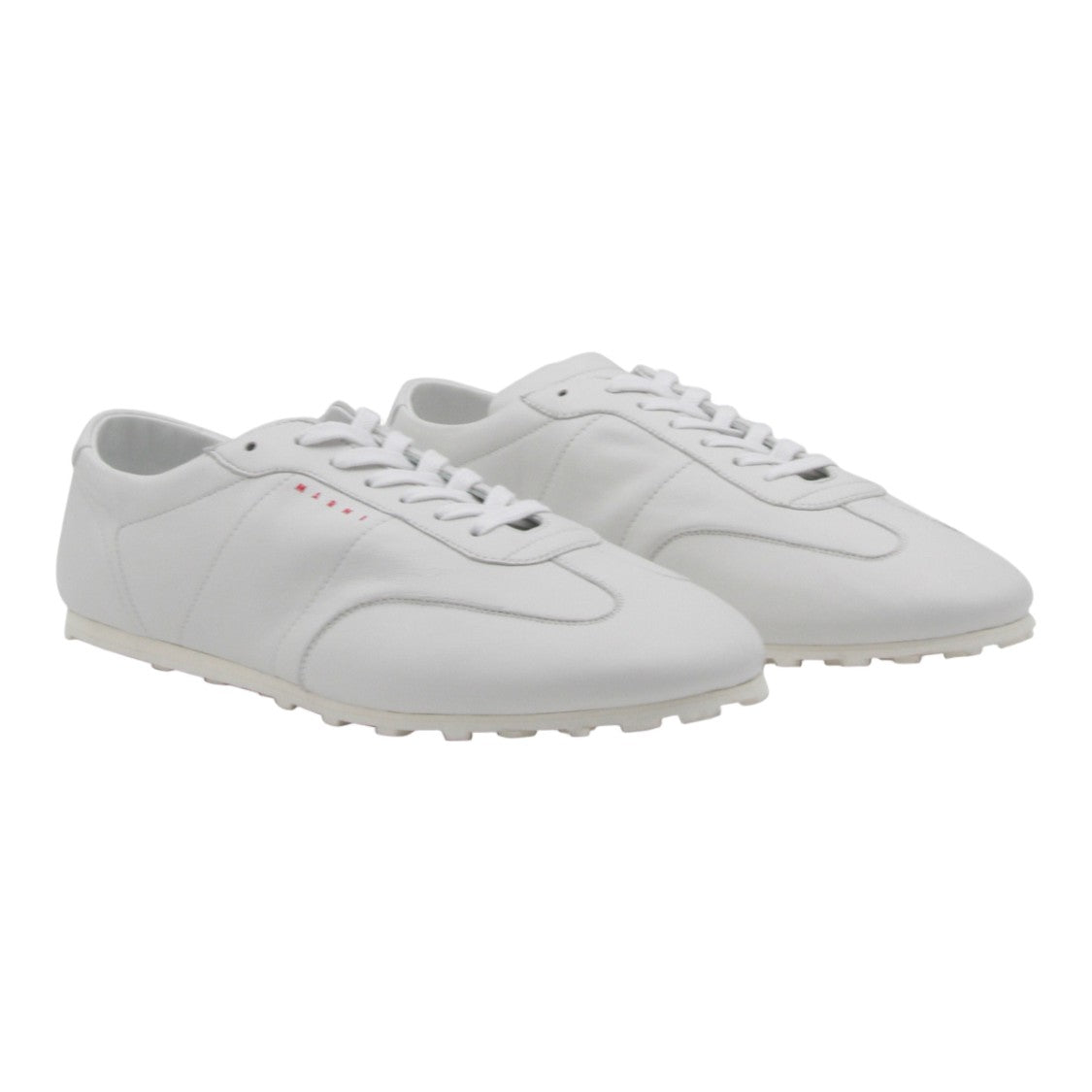 Marni White Sneakers With Embossed Branding