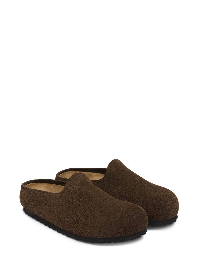 Birkenstock Slip-On Suede Mule Shoes With Textured Sole