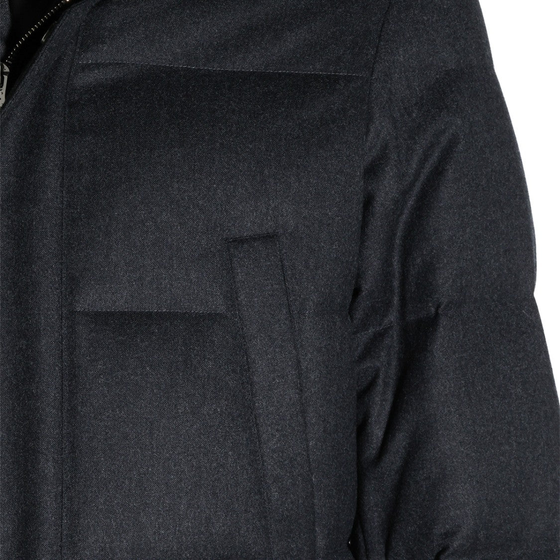 Montecore Asphalt Mid-Length Hooded Puffer Down Jacket