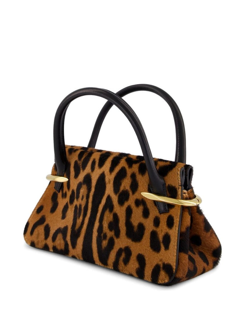 Givenchy Leopard Print Structured Detachable Strap Bag