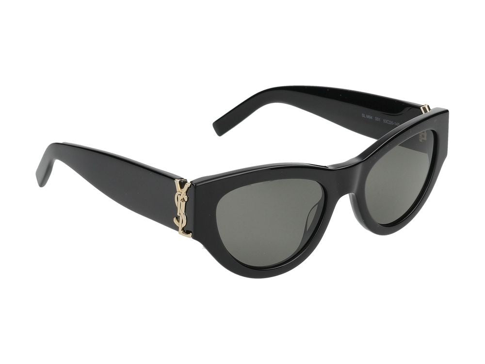 Saint Laurent Sl M94 001 Black Black Grey 53/20/145 Sunglasses