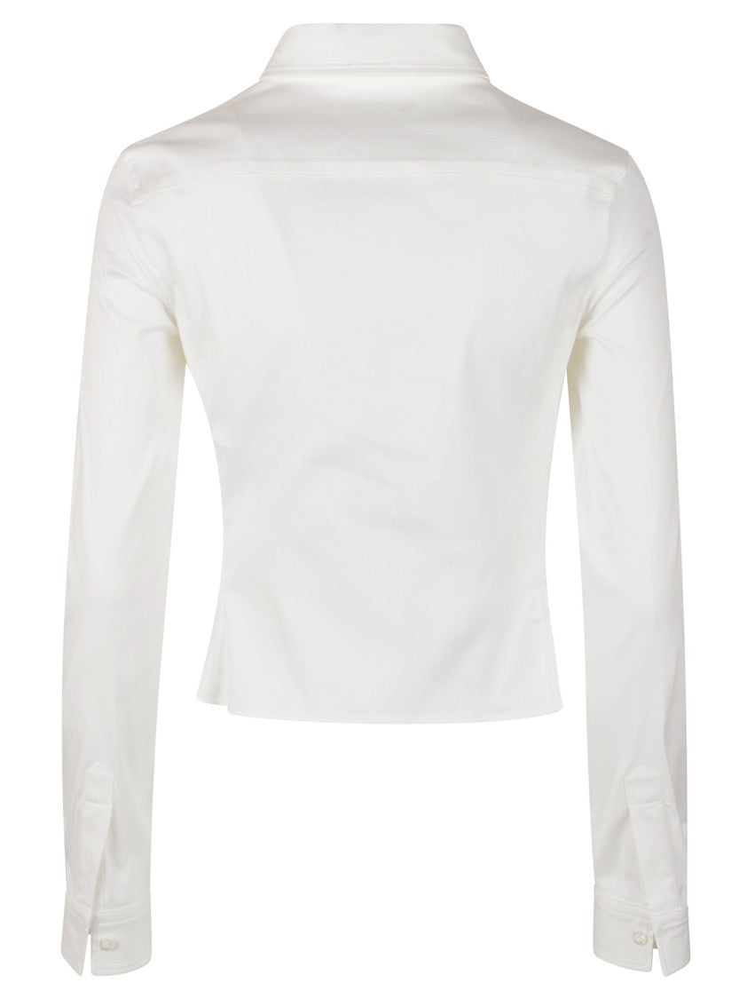 Balenciaga Fitted White Shirt With Classic Collar