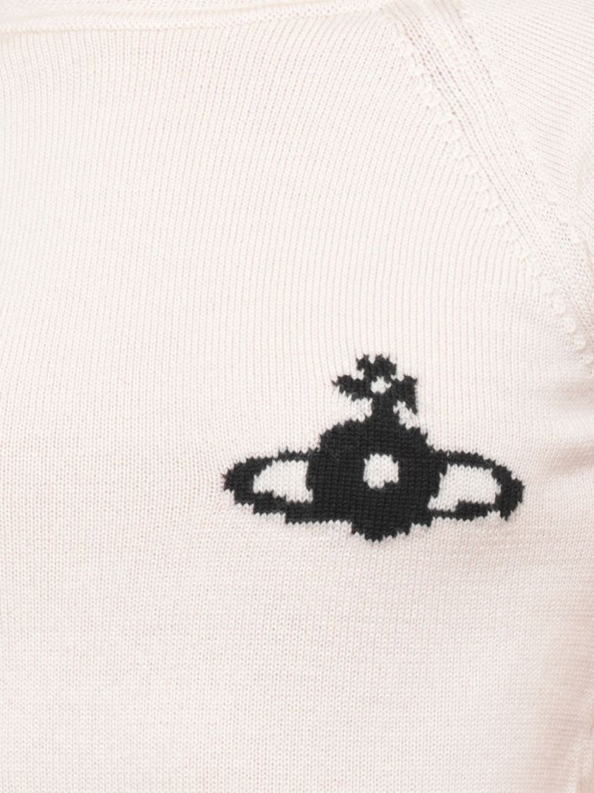 Vivienne Westwood Fitted Short-Sleeve Embroidered Top