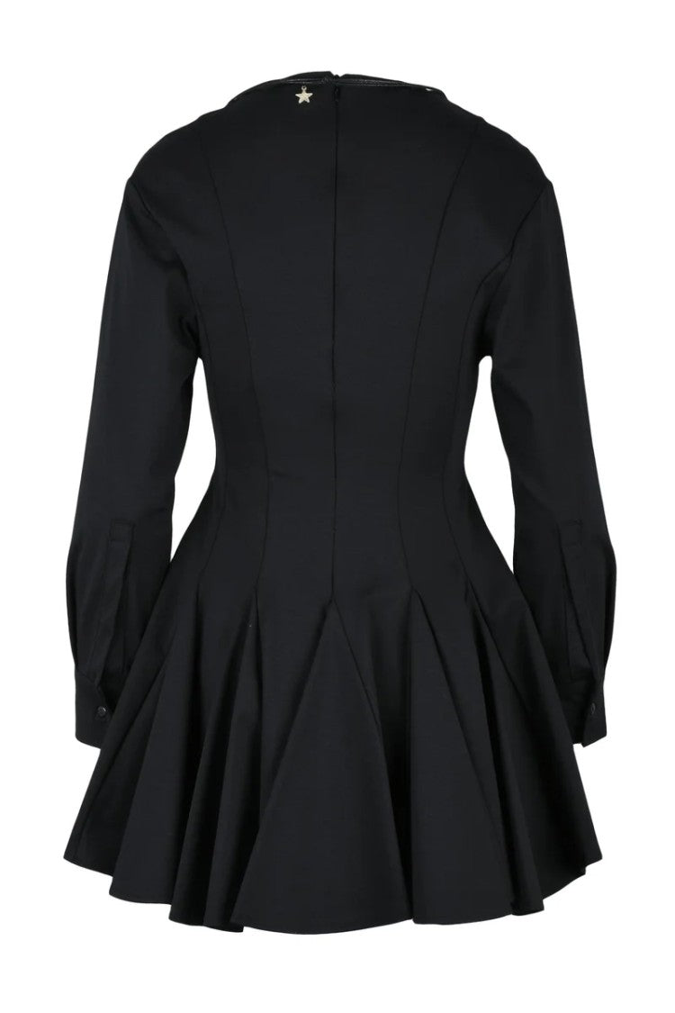 Souvenir Flared Dress Zip - Black
