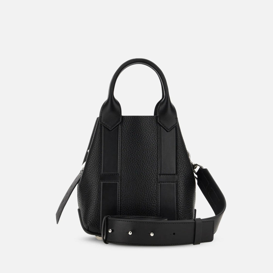 Hogan Structured High-Quality Leather Shopping Bag