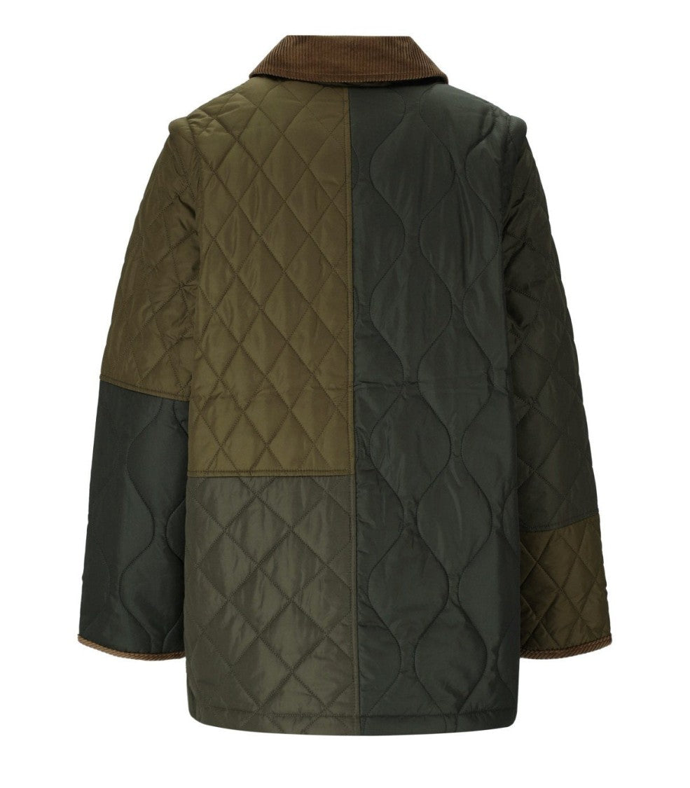Barbour Lorrie Green Quilted Jacket