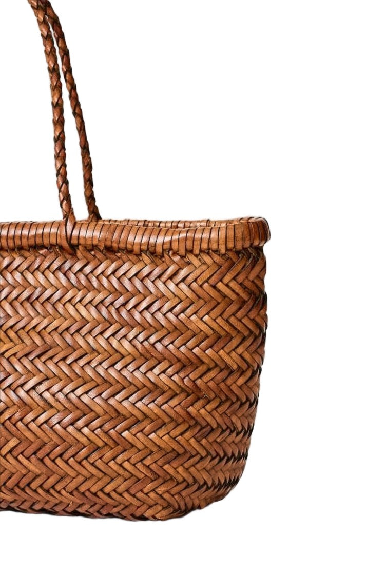 Dragon Diffusion Mini Woven Buffalo Leather Tote